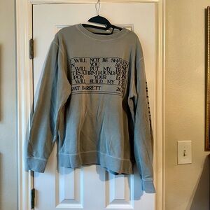 Pat Barrett Gray Crewneck Men's Sweater